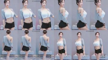 斗鱼主播 极品身材性感模特 小南南 直播 闪底、透视裙、咪咪头、黑丝、牛仔 热舞诱惑 微信福利2 31